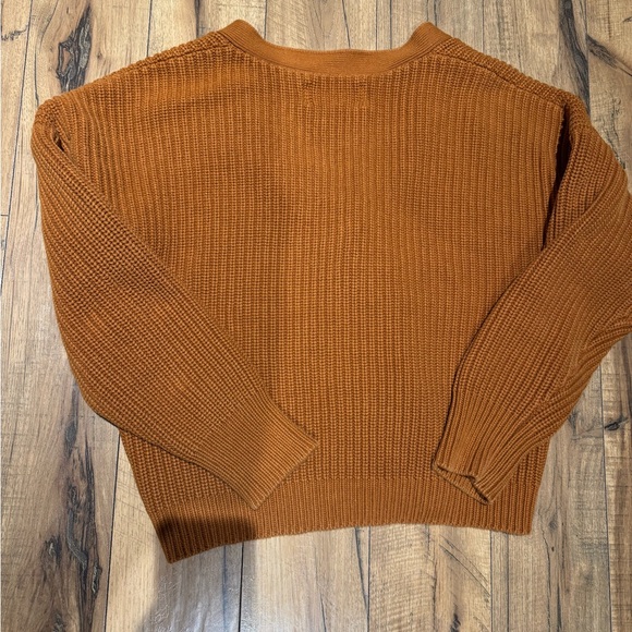 Tradlands burnt orange size large cardigan - Picture 2 of 5